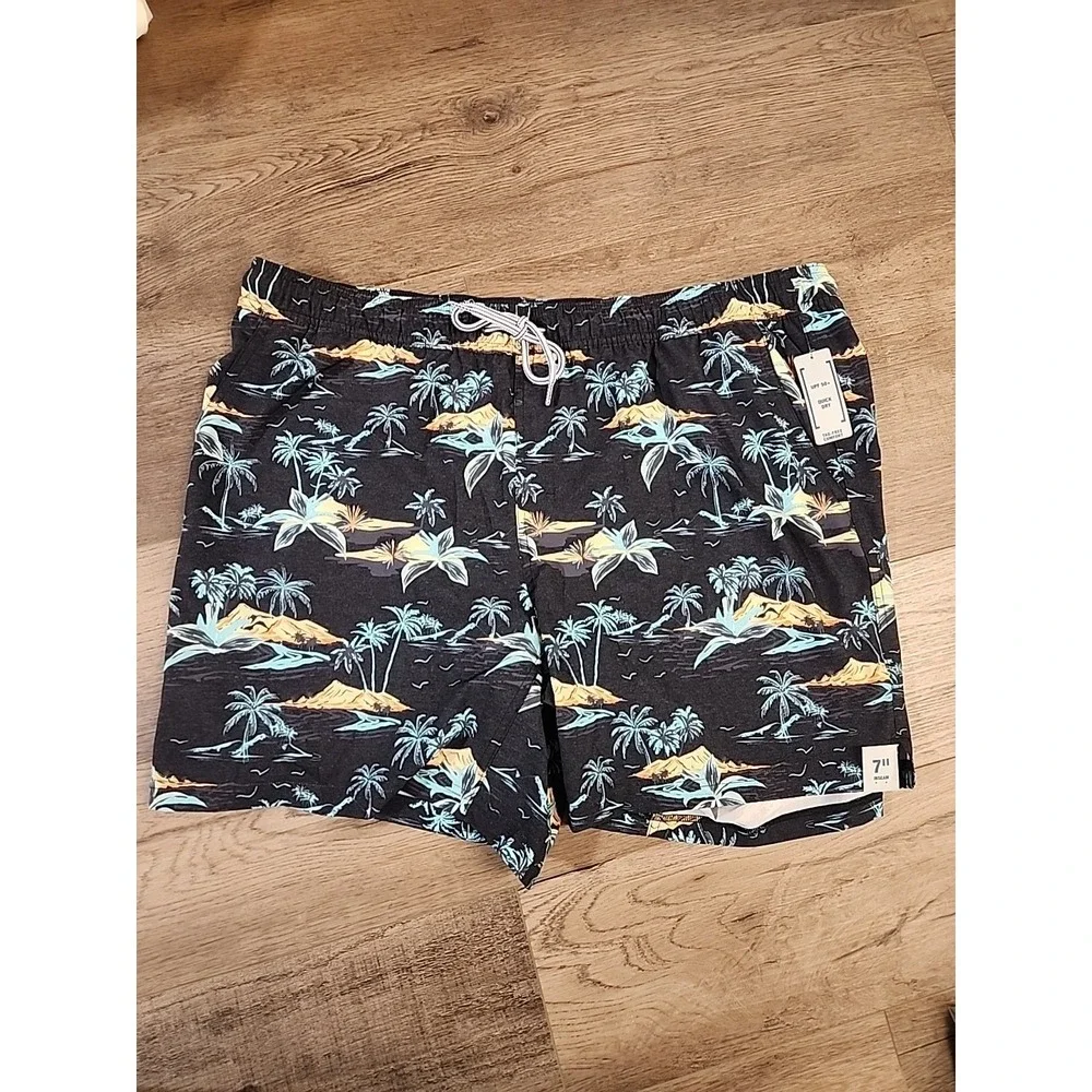 George 2XL Athletic Jammer Shorts Compression Liner Black Soot Mahalo